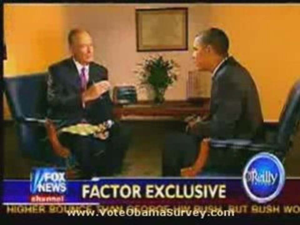 Barack Obama on O'Reilly Factor Part 1