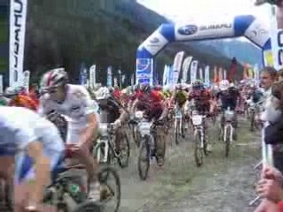 départ juniors coupe de france vtt chamonix