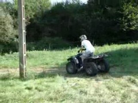 entrainement 2 roues sur 400 kodiak