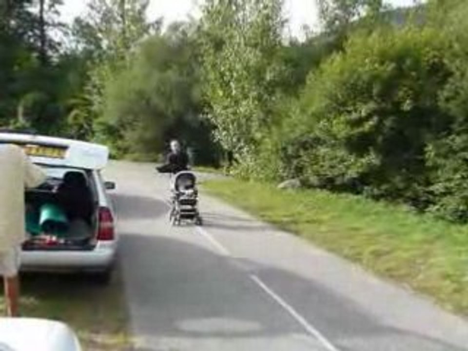 Gaspard fait du roller