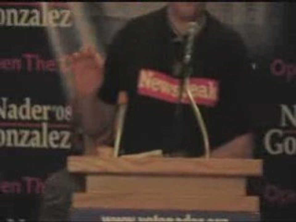 Jello Biafra on Hemp/Marijuana Prohibition at DNC 2008