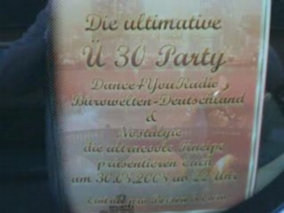 Dance4youradio & nostalgie die Ü30 party