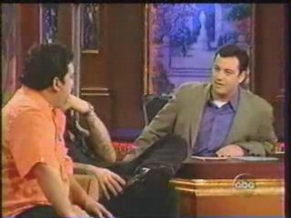 Undertaker on the Jimmy kimmel show