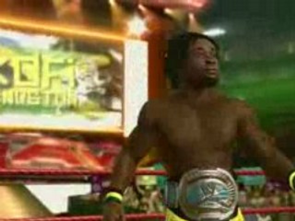 smackdown vs raw 2009 kofi kingston entrance+finisher (360)