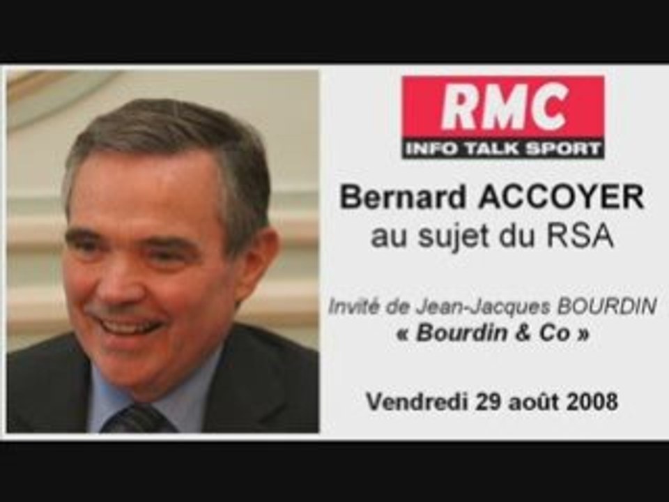Bernard ACCOYER à propos du RSA