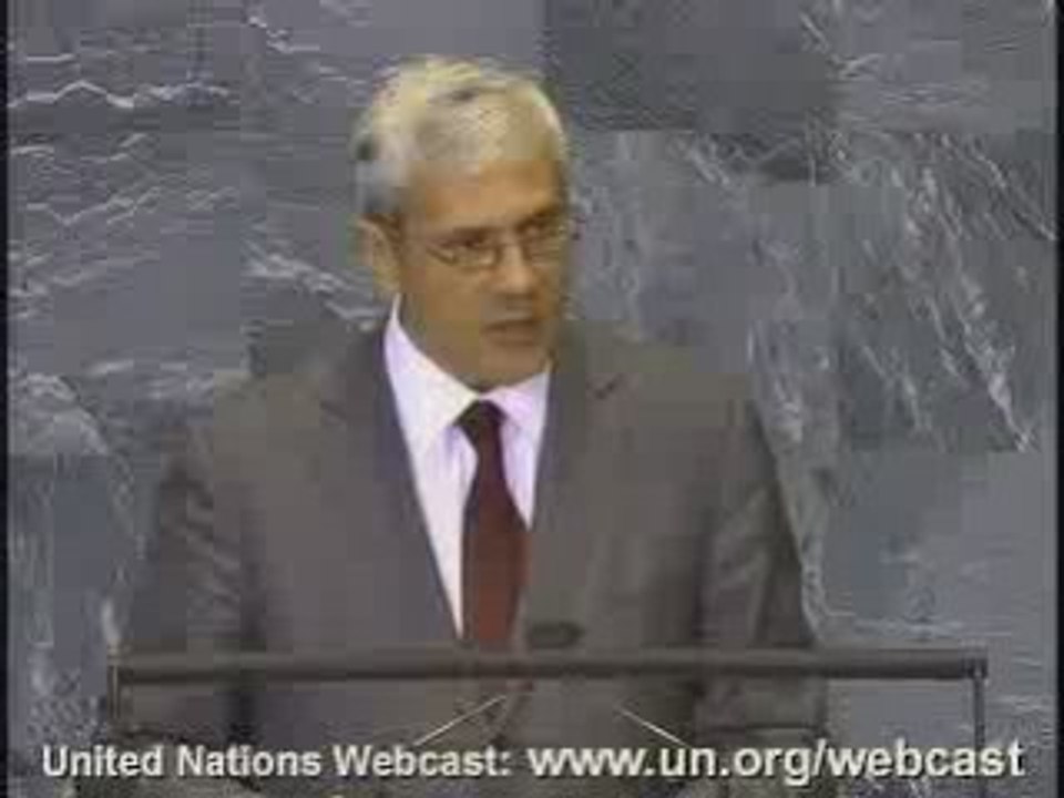 Serbia Speech about Kosovo at the UN. September 2008