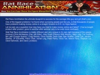 Rat Race Annihilation Special Report - Product Launch Bonus