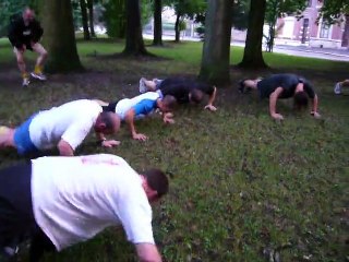 Entrainement au Rugby Olympique Cambrai