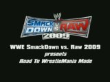 wwe smackdown vs raw 2009 road to wrestlemania gameplay