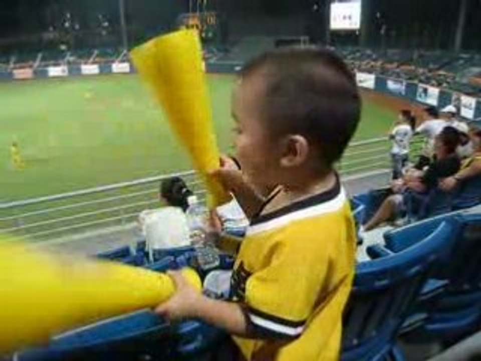 Ray's first time baseball game