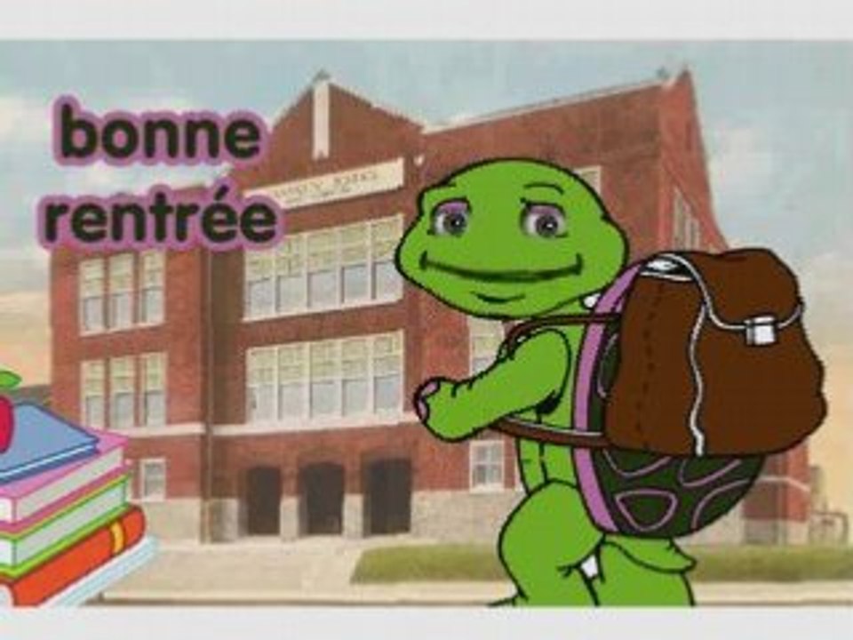 Tortue à l'école