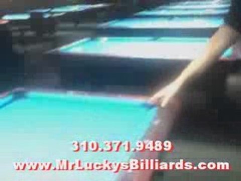 Video Pool Hall Redondo Beach Mr Lucky's Billiards South Bay