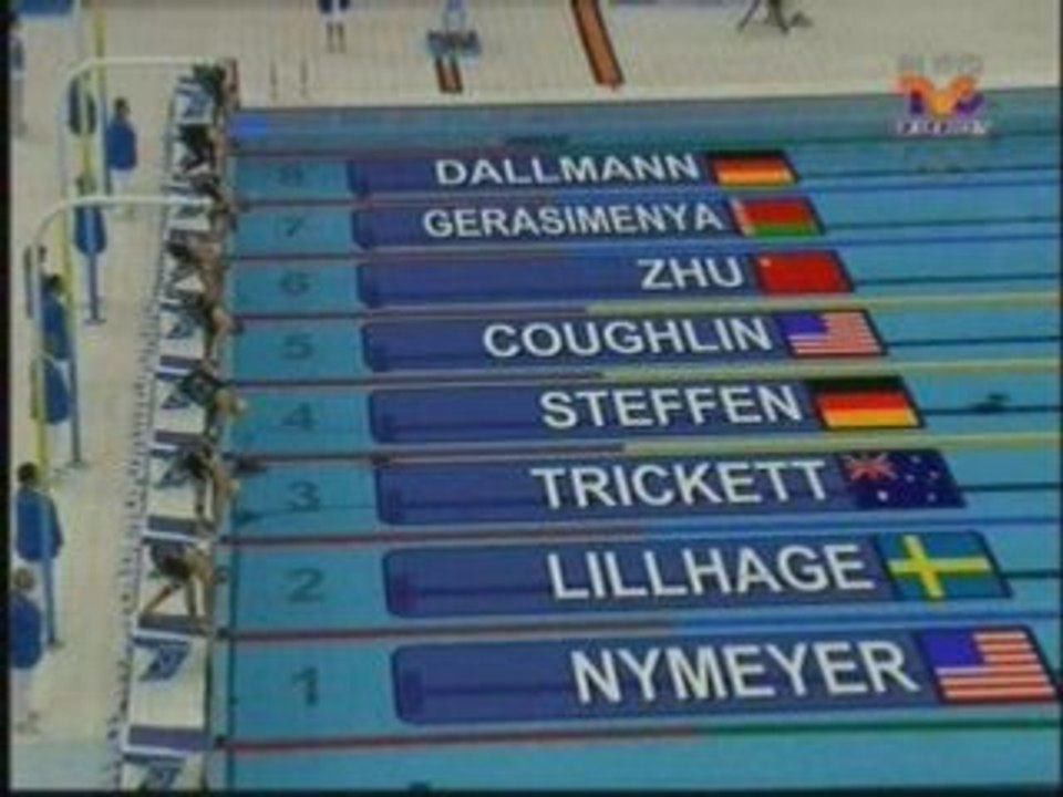 100 LIBRES DAMAS SEMIFINAL 1 BEIJING 2008