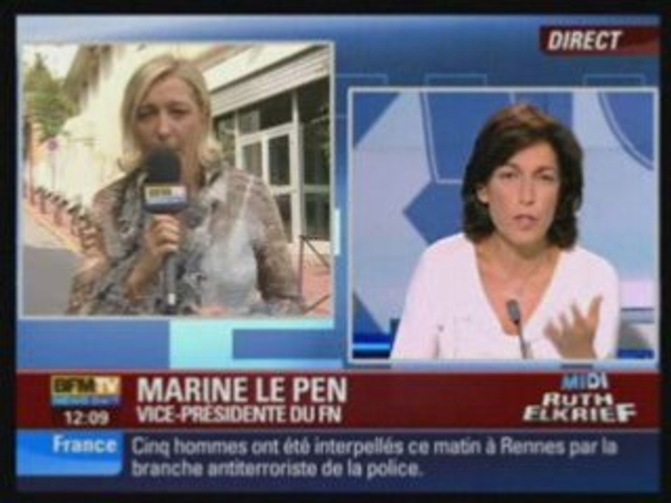 Marine bfmtv 110908