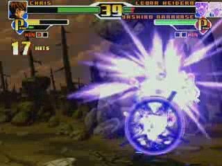 Chris vs Leona & Yashiro