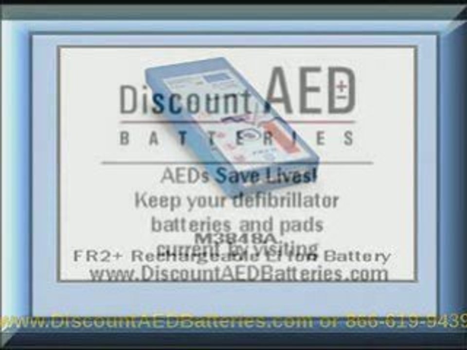 Philips m3848a FR2+ Rechargeable AED defibrillator Battery