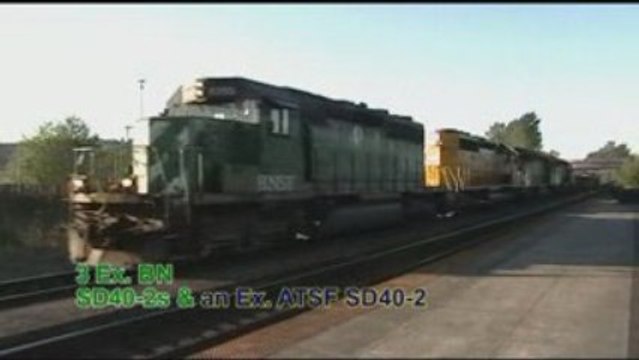 BNSF #6785 W/ an All SD40-2 Lash Up