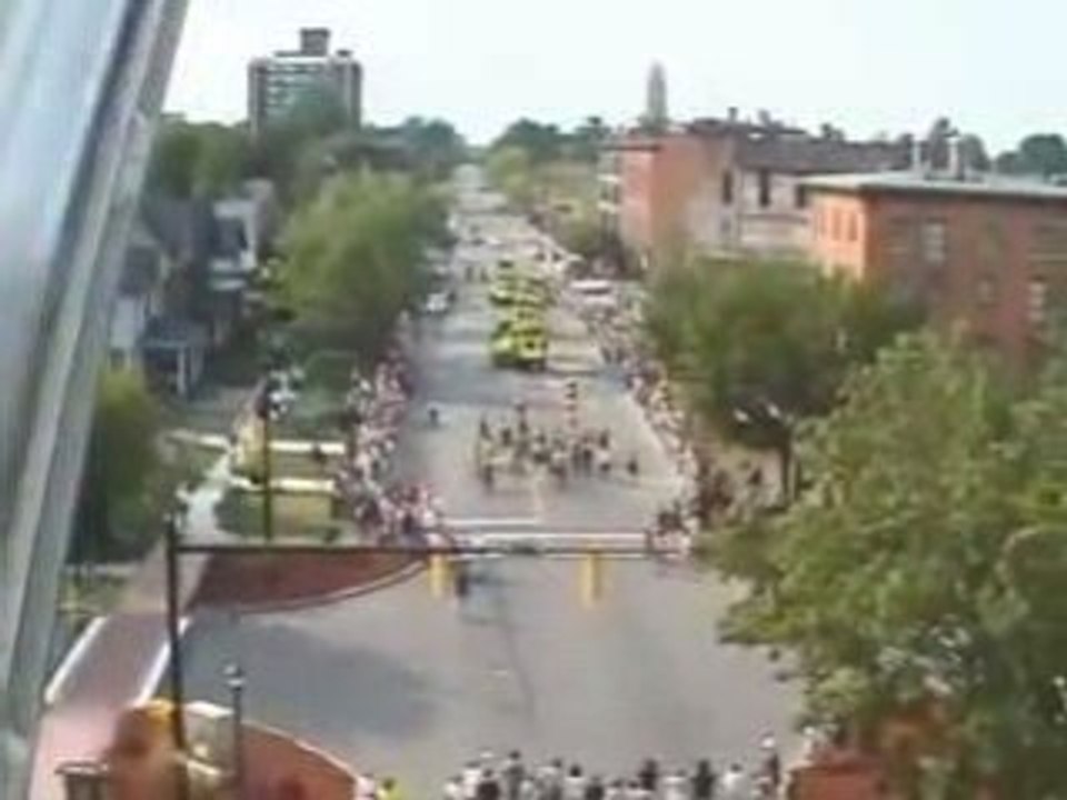 09/22/02 Aerial View of Sweepers Parade