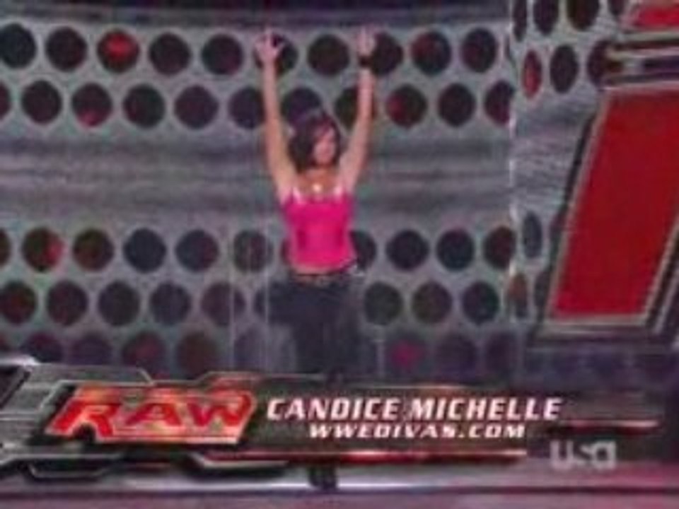 RAW 09-08-08 Mickie vs Beth (Candice)