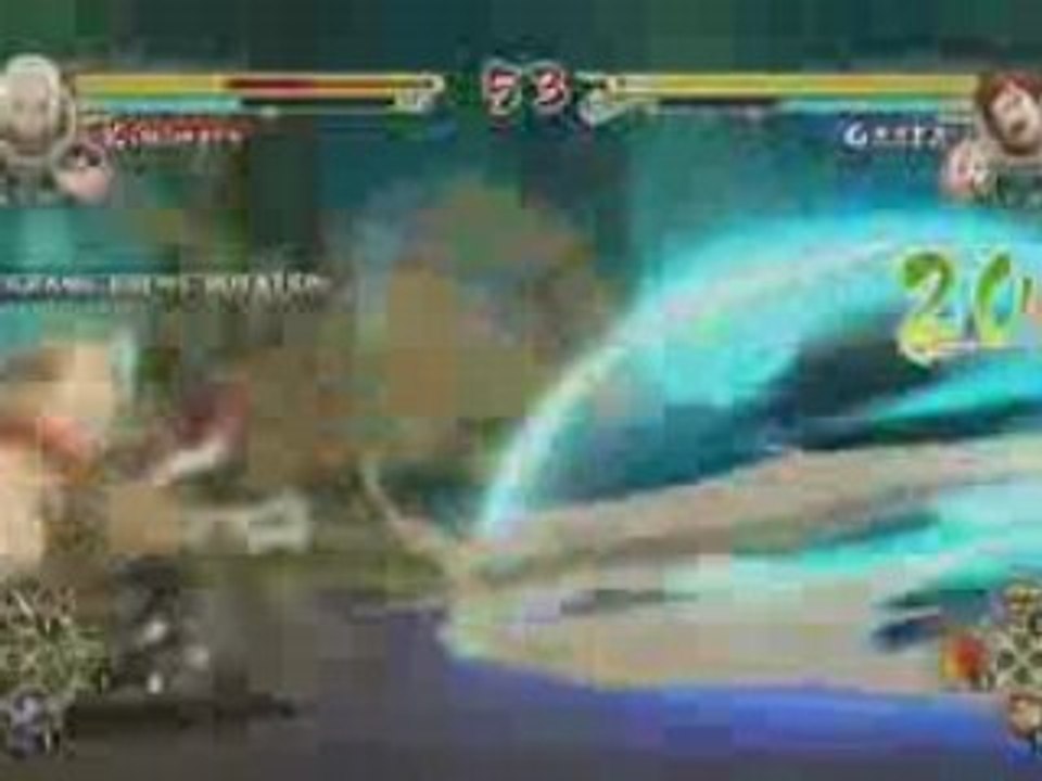 naruto ultimate ninja storm gaara vs kimimaro