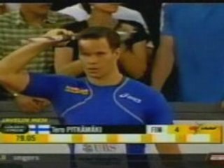 Athlé Andreas Thorkildsen 90m28 Golden League 2008