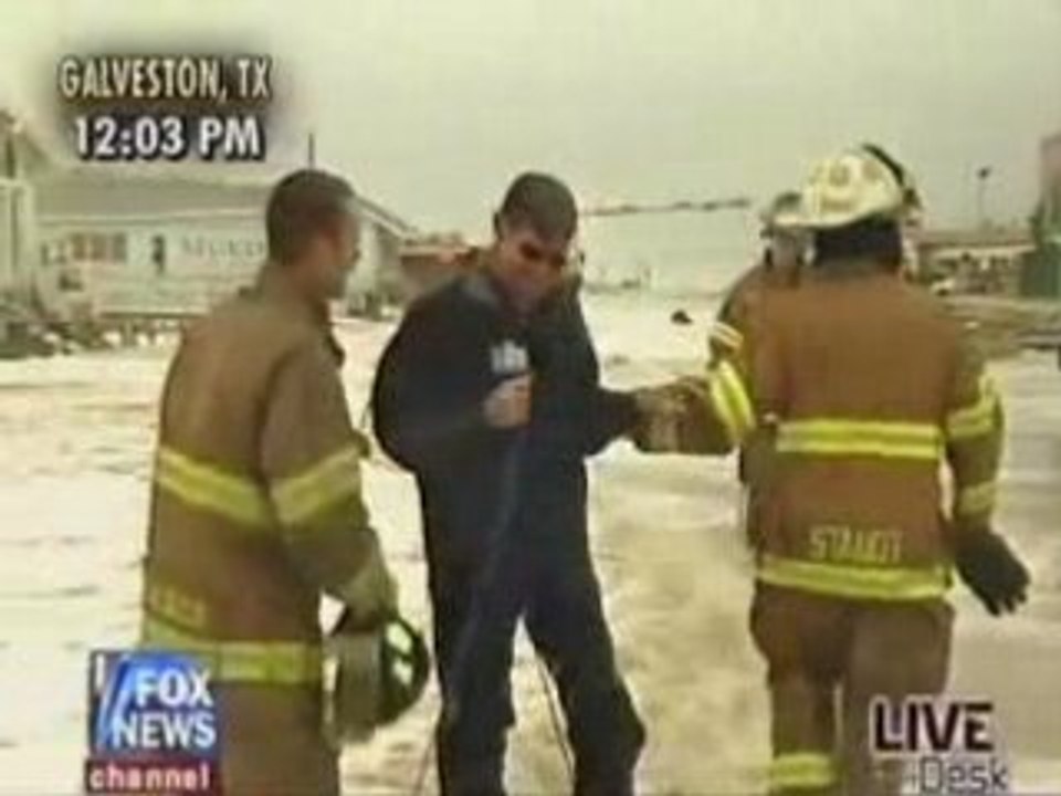 Geraldo wipes out
