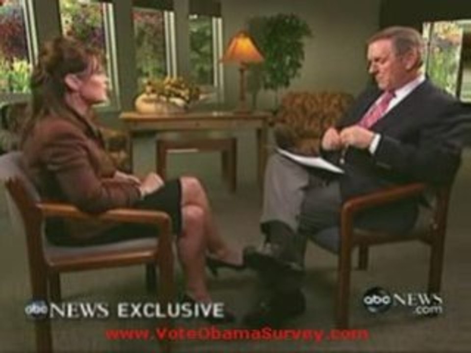 Sarah Palin ABC Interview with Charlie Gibson Part 2