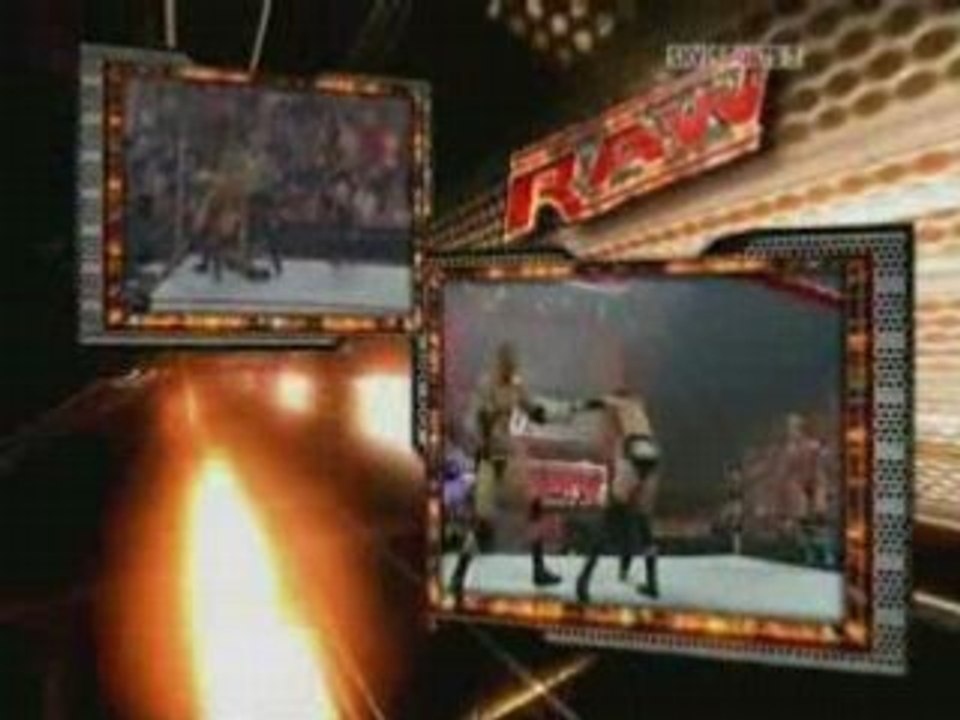 Chris Jericho And Jbl vs Batista 08.08.08