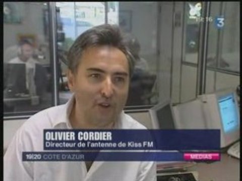 Reportage consacré à Kiss fm sur France 3 Côte d'Azur
