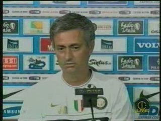 Mourinho dà formazione per il Catania