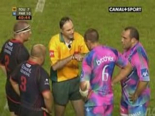 Toulon v Stade Francais - Fight - 13/09/08 Rugby