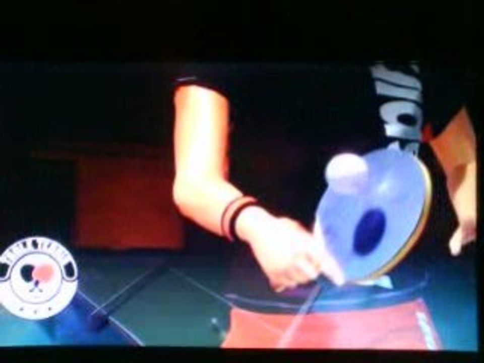 Video test de table tennis