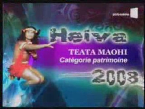 Hevai I Tahiti 2008, le groupe TEATA MAOHI de MOOREA