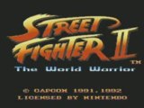 Street Figther 2 Super Nintendo Wii