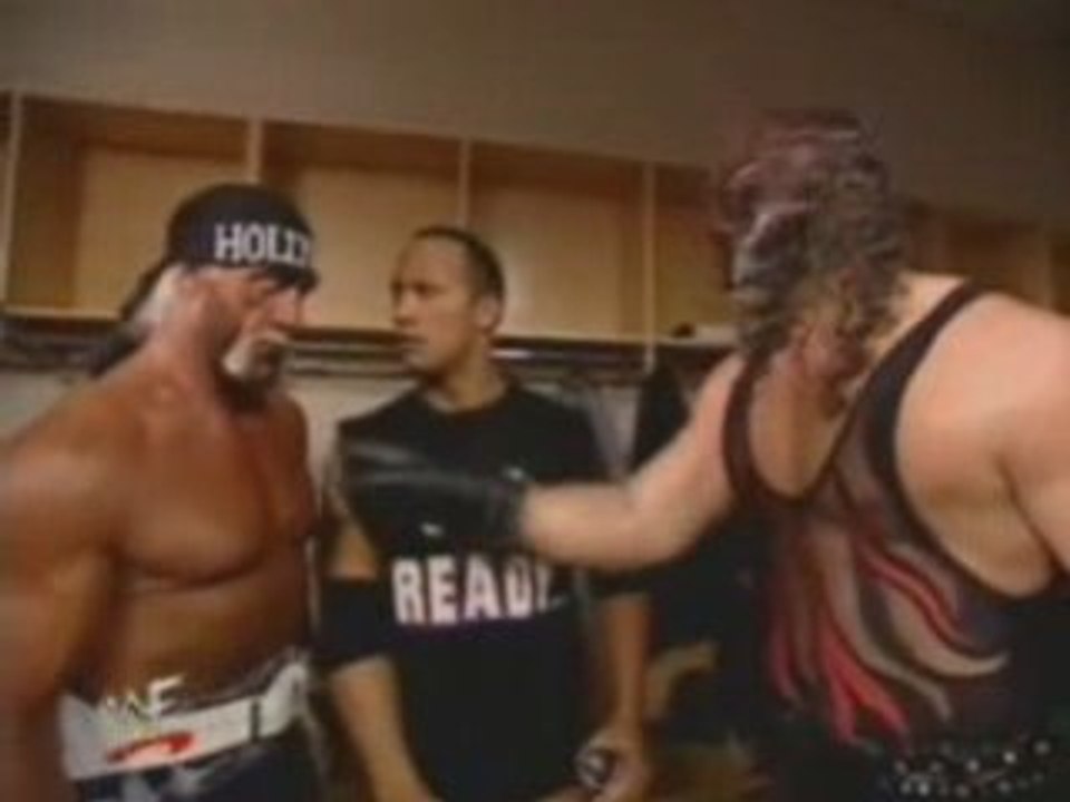 The Rock Hulk Hogan Kane funny segment
