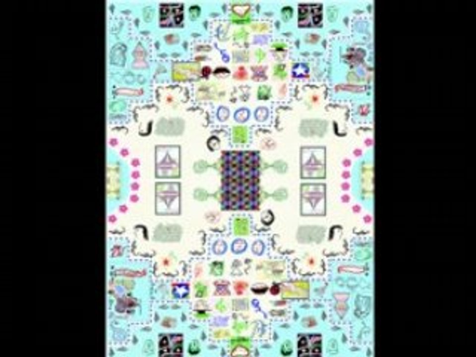Tapis volant, cartes ecrites en dari