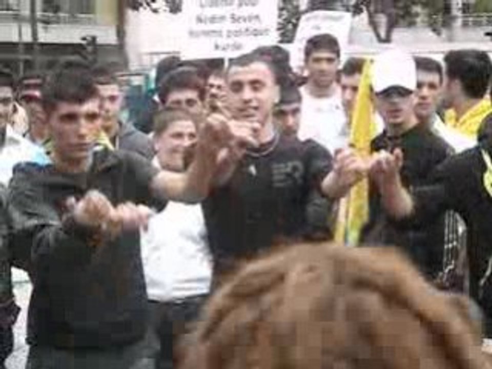 Manifestation kurde pour la libération de Nedim Seven (PKK)