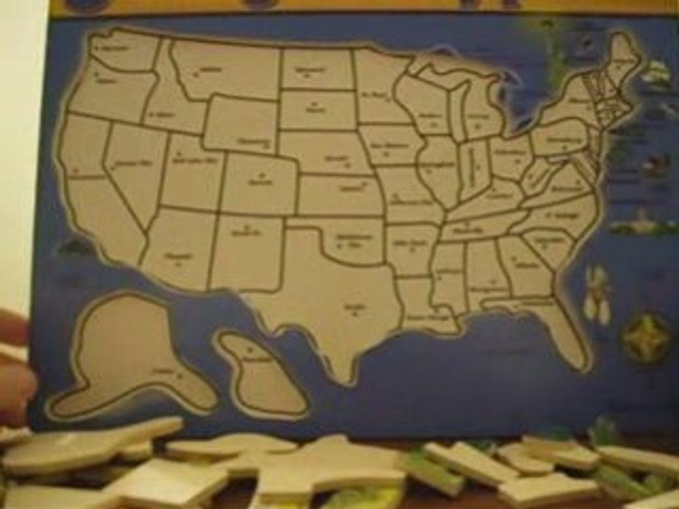 Review of Melissa and Doug's U.S. Wooden Jigsaw Puzzle