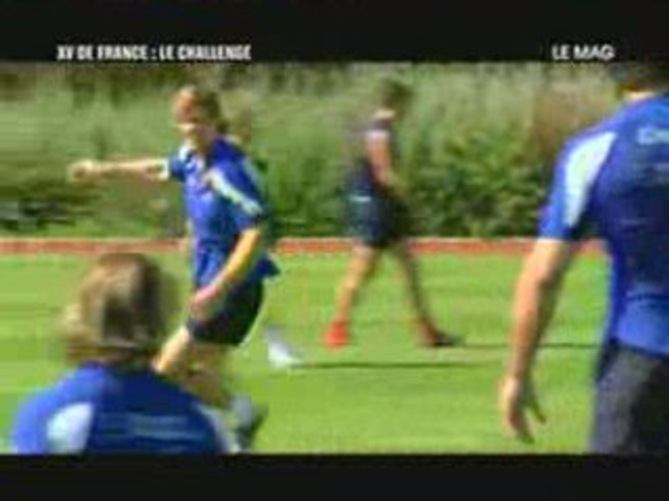 Entraînement secret du XV de France Rugby