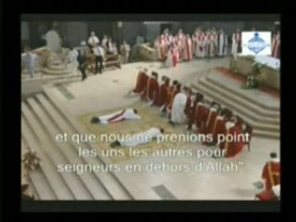 Allah dit: Ô Jésus, fils de Marie, est-ce toi qui as dit..