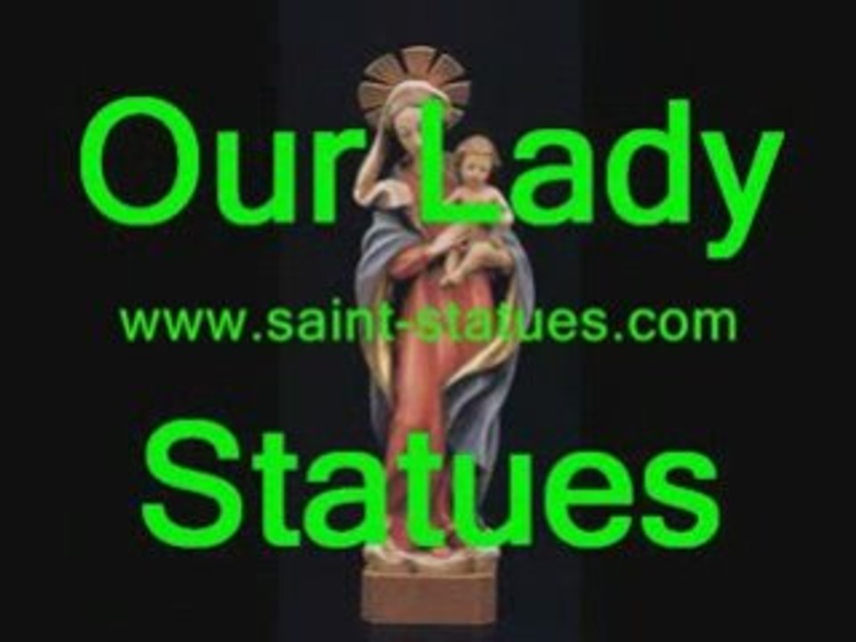 virgin mary statues wooden, carved & handcrafted!
