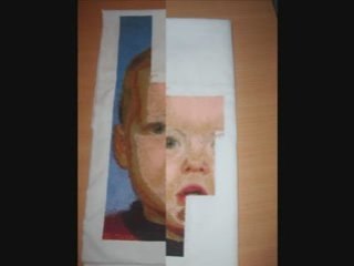 point de croix en cours