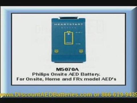 Philips M5070A Heartstart AED defibrillator Battery