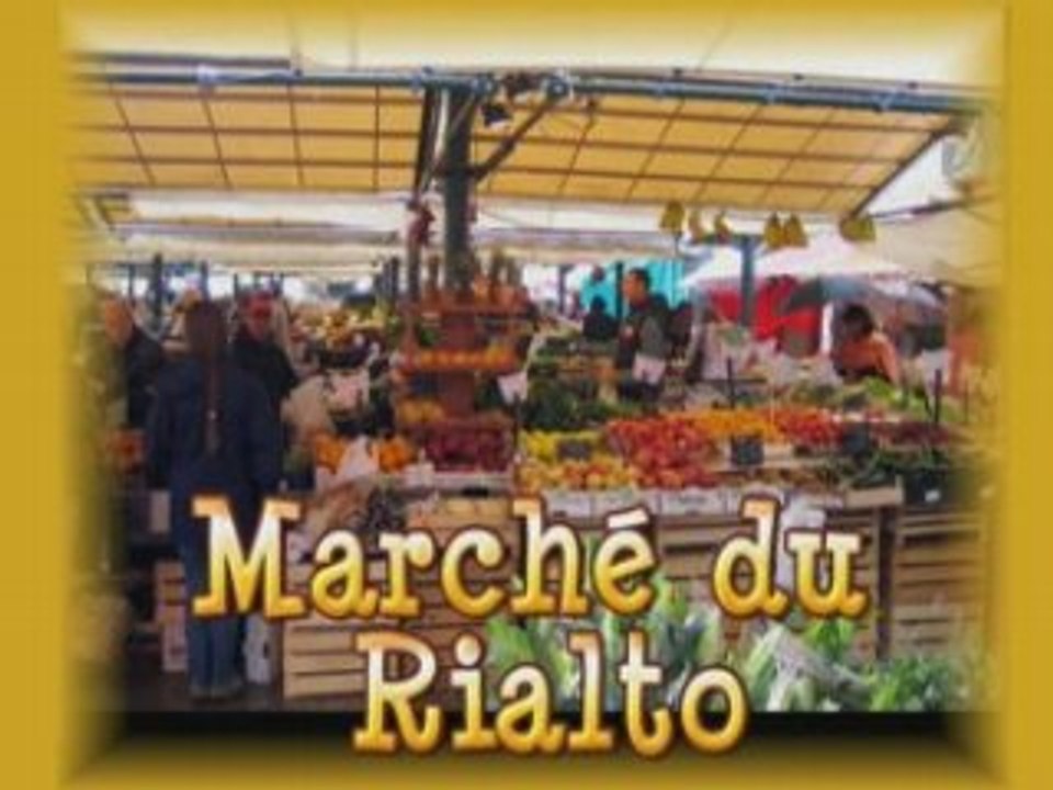 Venise : le marché du Rialto