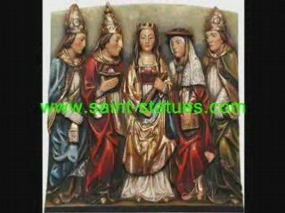catholic saint statues wooden, carved & handcrafted!