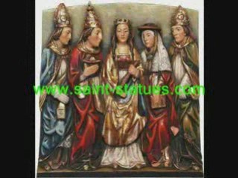 religious saint statues wooden, carved & handcrafted!