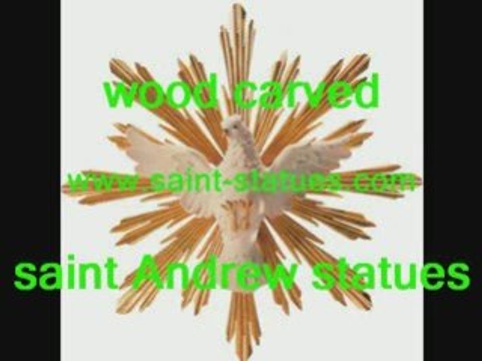 saint andrew statues wooden, carved & handcrafted!