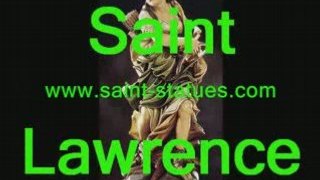 st. lawrence statues wooden, carved & handcrafted!