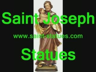 statue of st. joseph wooden, carved & handcrafted!