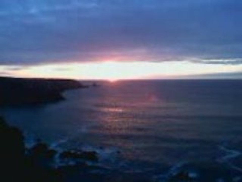 sunset   a  cleden cap sizun